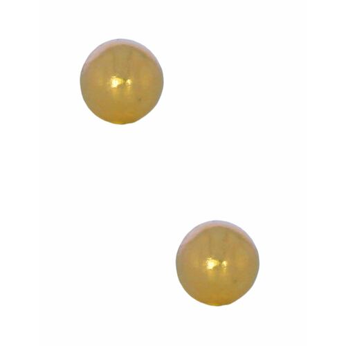 Aretes Oro Am 14k Bola Ch Dormilona Stel.