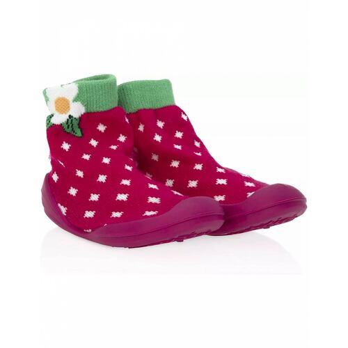 Calcetines Suela Goma Nuby Snekz Fresa L