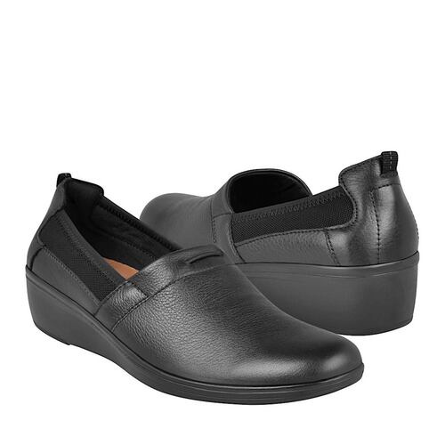 ZAPATOS PARA DAMA FLEXI 45606 PIEL NEGRO
