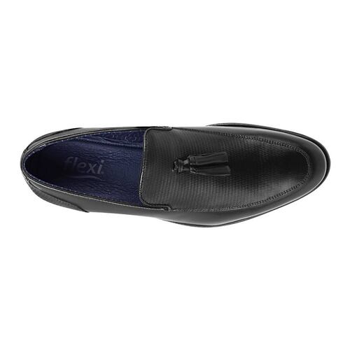 ZAPATOS PARA CABALLERO FLEXI 403303 PIEL NEGRO
