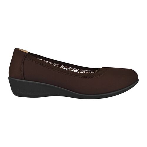 ZAPATOS DE VESTIR PARA DAMA COMFORT FIT 16733 CAFÉ