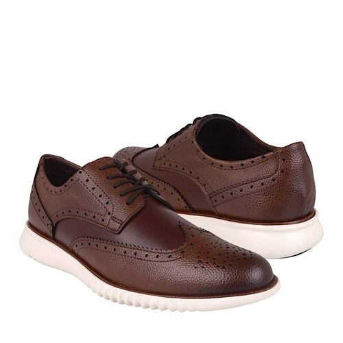 ZAPATOS CASUALES CABALLERO STYLO H13761 SIMIPIEL CAFÉ