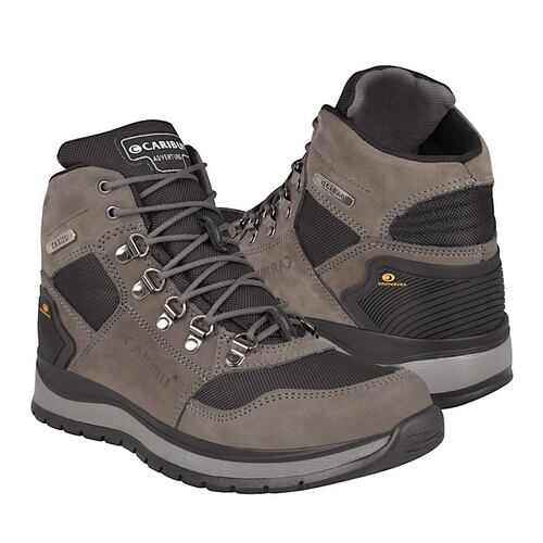 BOTINES CASUALES PARA CABALLERO CARIBU 331 GAMUZA GRIS