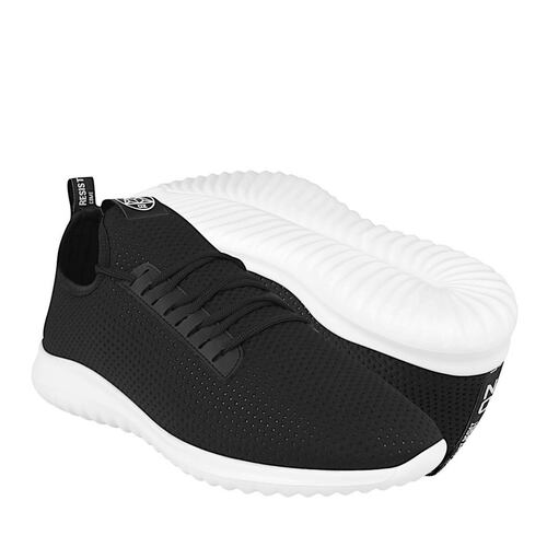 TENIS CASUALES CABALLERO CAPA DE OZONO 629003-1 TEXTIL NEGRO