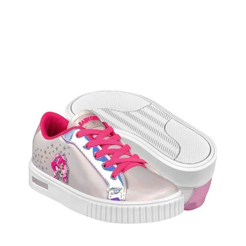 TENIS CASUALES PARA NILA BABYCATS 0413-41 ROSA MULTICOLOR
