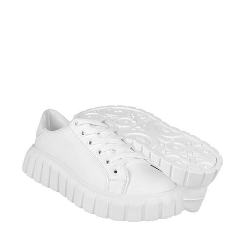 TENIS DAMA STYLO 7174 SIMIPIEL BLANCO