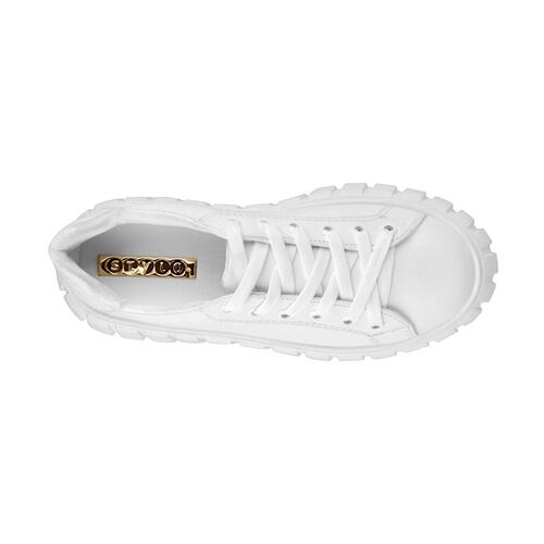 TENIS DAMA STYLO 7174 SIMIPIEL BLANCO