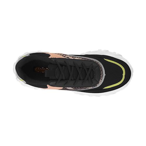 TENIS CASUALES DAMA STYLO 12031 TEXTIL NEGRO