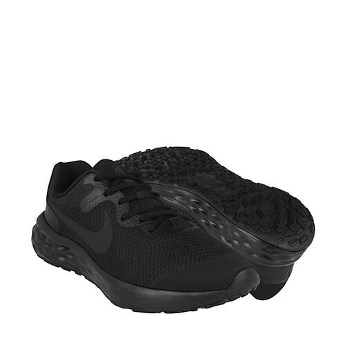 TENIS NIKE REVOLUTION JOVEN DD1096001 TEXTIL NEGRO