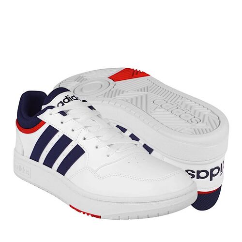 TENIS CABALLERO ADIDAS HOOPS 3.0 GY5427 SIMIPIEL BCO