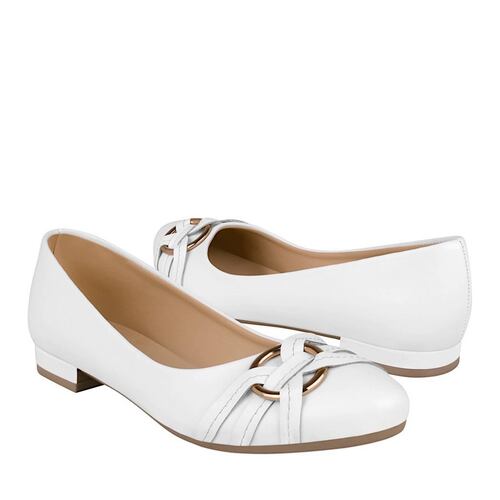ZAPATOS DAMA STYLO V-586 SIMIPIEL BLANCO