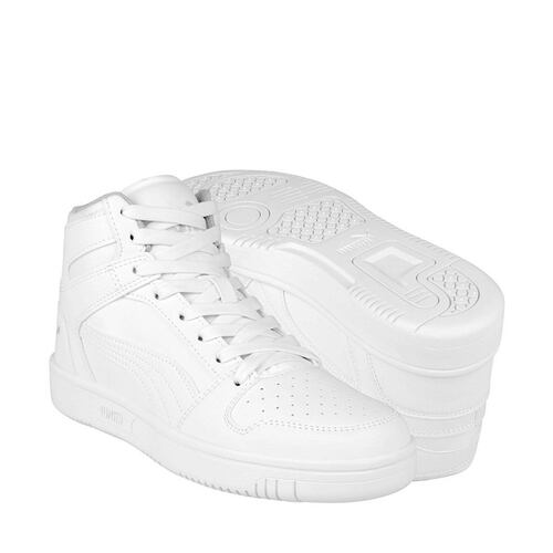 TENIS PUMA REBOUND LAYUP SL JR 37048602 SIMIPIEL BCO