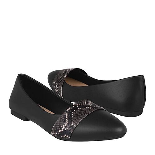 ZAPATOS DAMA CAPA DE OZONO 621504  SIMIPIEL NEGRO