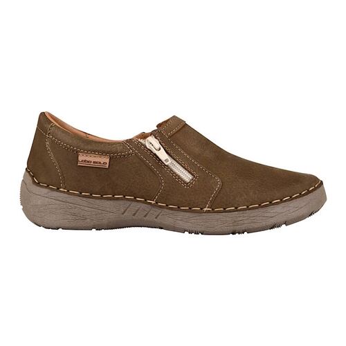ZAPATOS CASUALES DAMA LOBO SOLO 5681 BUCK CAFÉ