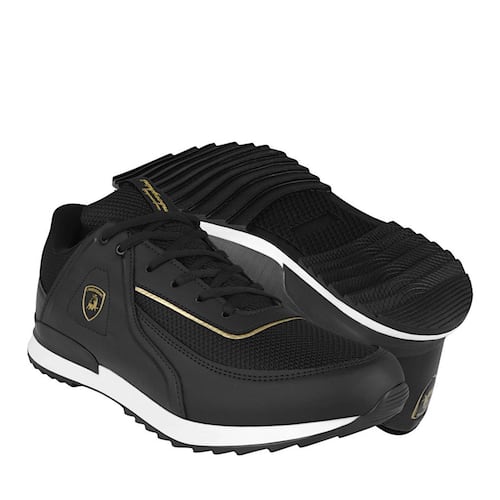 TENIS CABALLERO LAMBORGHINI 3600 TEXTIL NEGRO
