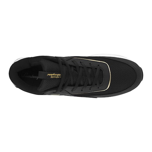 TENIS CABALLERO LAMBORGHINI 3600 TEXTIL NEGRO