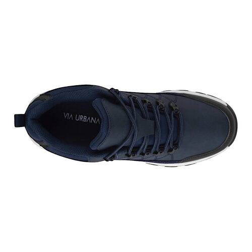 ZAPATOS CASUALES CABALLERO VIA URBANA WK6430 SIMIPIEL AZUL