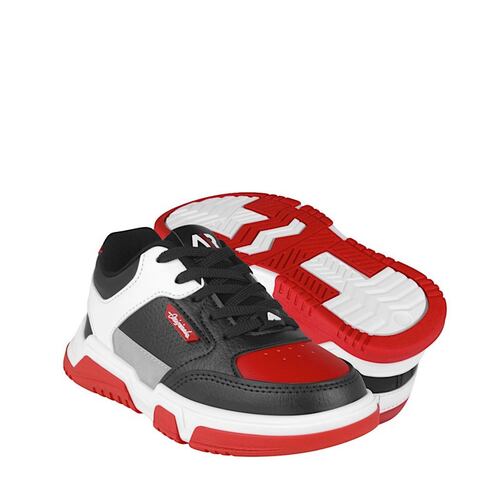 TENIS NIÑO CLASBEN RHINO SIMIPIEL NEGRO