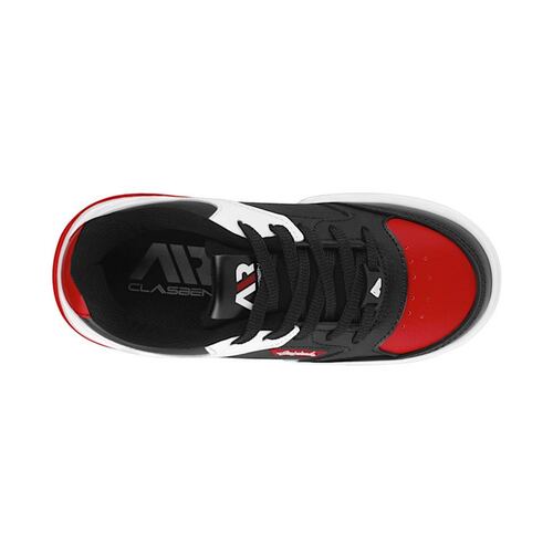 TENIS NIÑO CLASBEN RHINO SIMIPIEL NEGRO