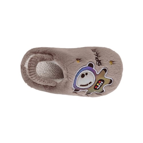 PANTUFLAS NIÑO TORRENTE 5617 TEXTIL CAFÉ