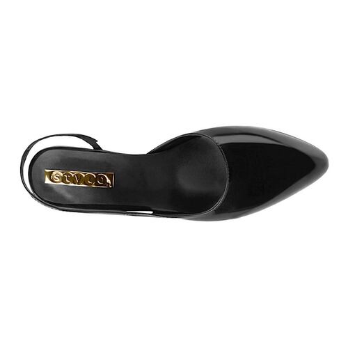 TACONES DAMA SYTLO 1628 CHAROL NEGRO