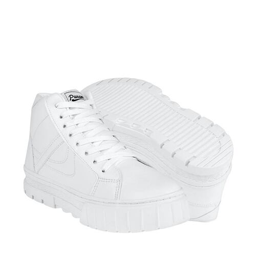 TENIS DAMA PANAM LOLA 107770010 SIMIPIEL BLANCO
