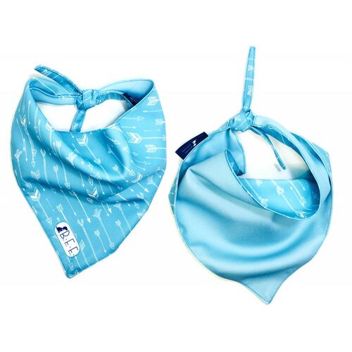 Bandanas para perros set de 3 piezas talla chica - Tribal Azul 