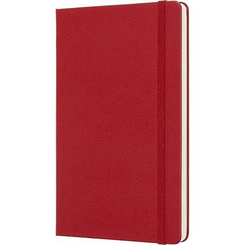 Libreta Moleskine Pasta Dura Rojo Hoja Punteada 