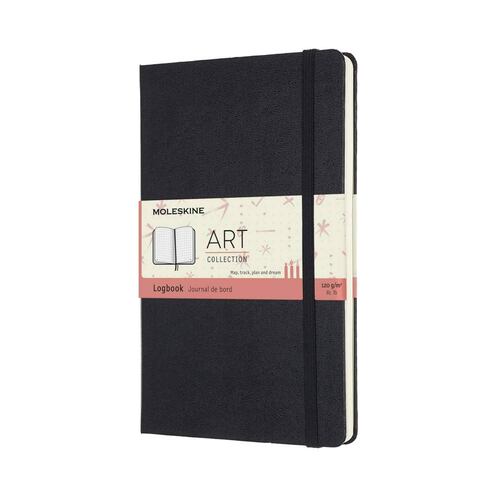 Libreta Moleskine Art Logbook Grande Negra Punteada PDura 