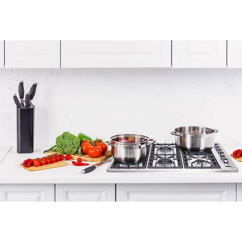 Parrilla a Gas LP/Nat Acero Inoxidable DISA Home 6 Quemadores PAEM-6