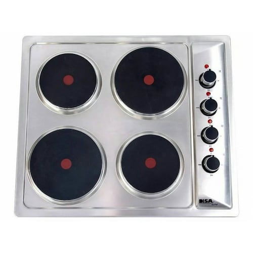 Parrilla Eléctrica DISA Home Acero Inoxidable 4 Quemadores PAEL-4.