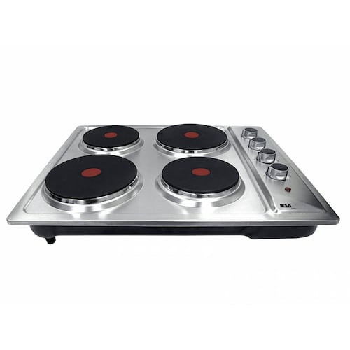 Parrilla Eléctrica DISA Home Acero Inoxidable 4 Quemadores PAEL-4.