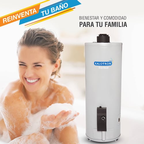 Boiler deposito gas lp 60l 2.5 servicios encendido electrico kalotron 
