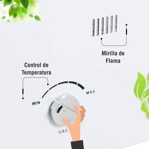 Boiler instantáneo gas natural 4.5 lts 1 servicio 