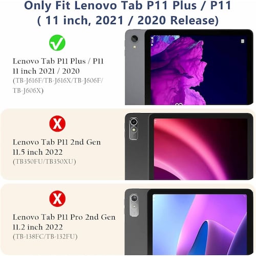 Teknet Funda Correa para Lenovo Tab P11  Uso Rudo J606 J07 P11 Plus