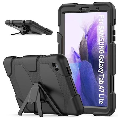 Teknet Funda Case Samsung Tab A7 Lite T220 Mica y Soporte