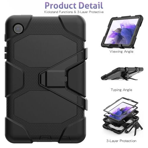 Teknet Funda Case Samsung Tab A7 Lite T220 Mica y Soporte