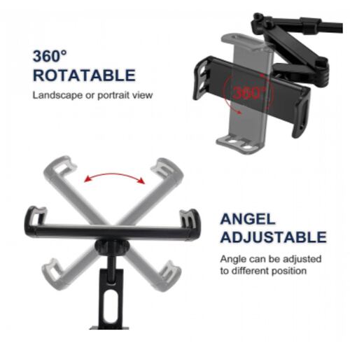 Soporte Para Celular Tablet  Automóvil Cabecera Plegable