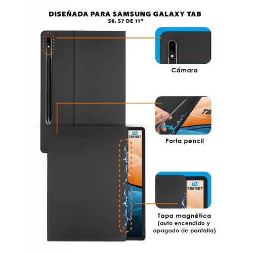 Funda Magnética para Samsung Galaxy  Tab S7 T870 T875