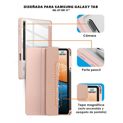 Funda Delgada Clear para Samsung Galaxy Tab S7 t870 11 Pulg 