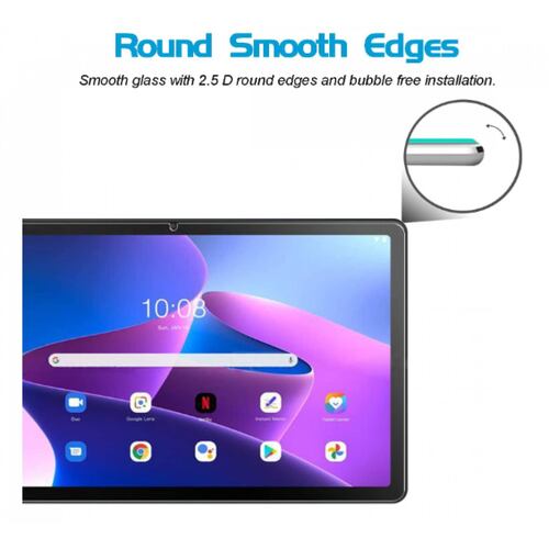 Teknet Mica Cristal para Lenovo Tab M10 Plus 3 gen 106 Pulg  TB125FU