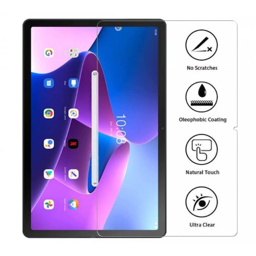 Teknet Mica Cristal para Lenovo Tab M10 Plus 3 gen 106 Pulg  TB125FU