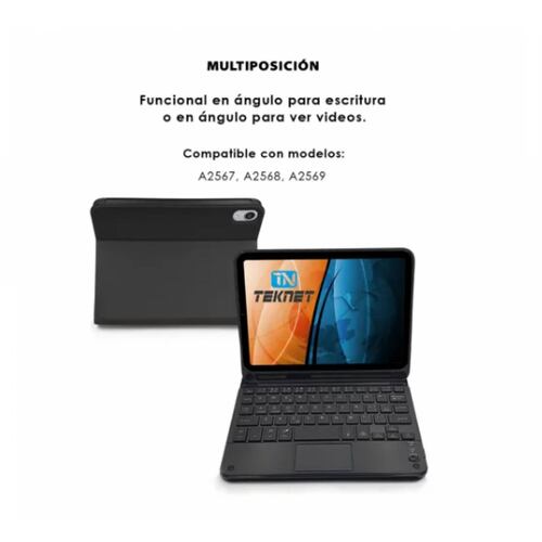 Teclado Teknet Funda TouchPad Para iPad Mini 6 2021 83
