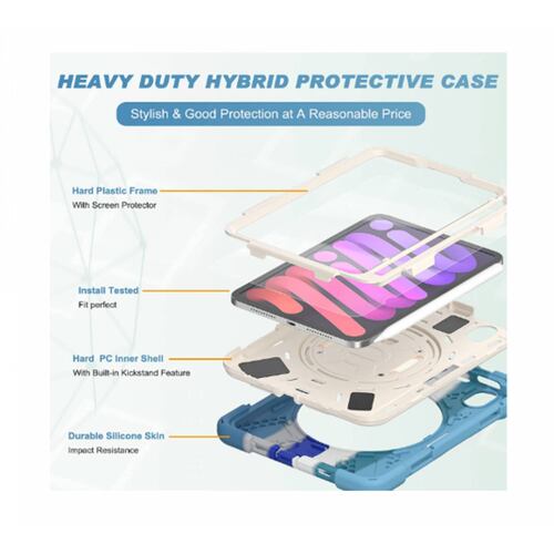 Teknet Funda Correa para iPad Mini 7 Mini 6 Mica Flexible 83