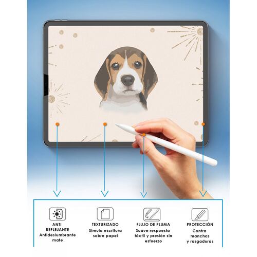 Protector pantalla mate para iPad pro 11 Dibujo Paper 2Pack