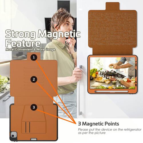 Funda Teknet para iPad Pro 11  Soporte Magnetico Porta Pen