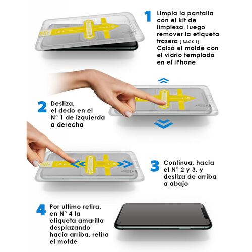 Protector para iPhone 13 Pro Max Pantalla Privacidad +aplica
