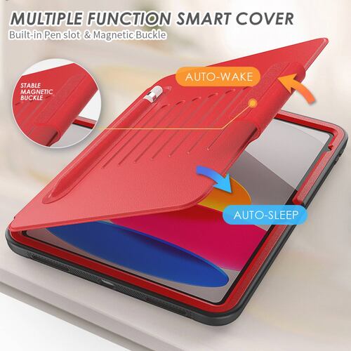 Funda Teknet para iPad 10 Gen 109 Soporte Magnetico