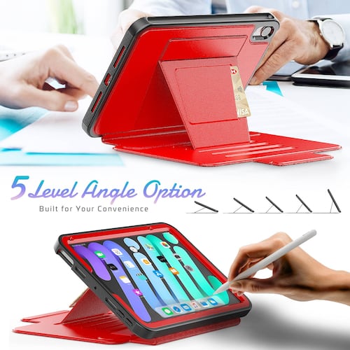 Funda Teknet para iPad Mini 7 Mini 6 Soporte Magnético Pen