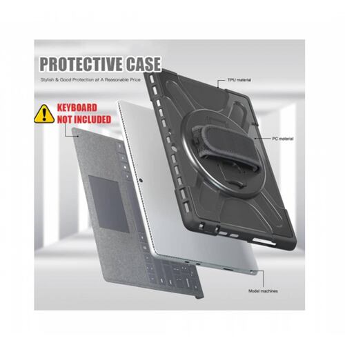 Funda Teknet para Microsoft Surface Pro 8  Uso Rudo 13 pulg